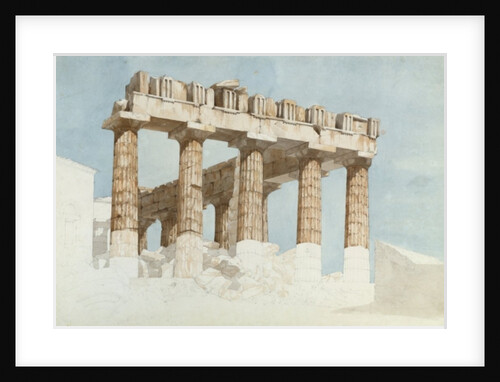 The East End and South Side of the Parthenon, c.1813 by John Foster