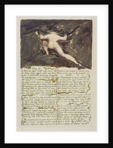 Ages on ages roll'd over him... by William Blake