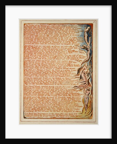 The banks of the Thames... by William Blake