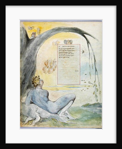 Ode on the Spring, design 6 for 'The Poems of Thomas Gray', 1797-98 by William Blake