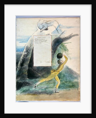 Ode on a Distant Prospect of Eton College, design 21 for 'The Poems of Thomas Gray', 1797-98 by William Blake