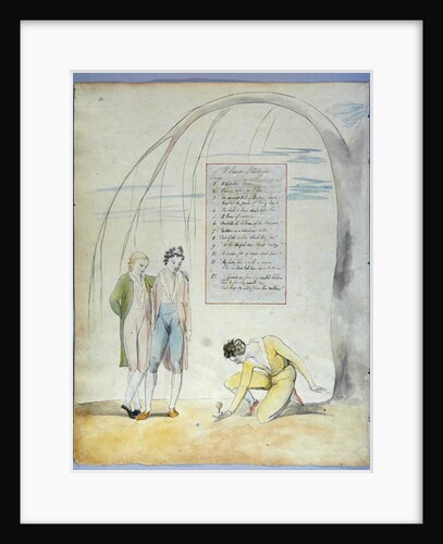A Long Story, design 22 for 'The Poems of Thomas Gray', 1797-98 by William Blake