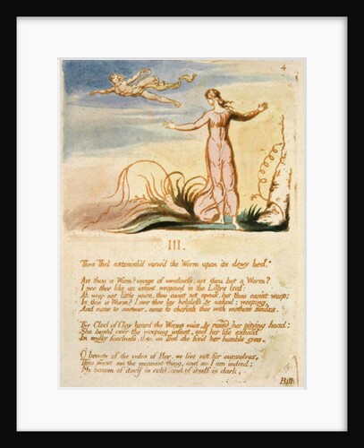 Then Thel astonish'd... by William Blake