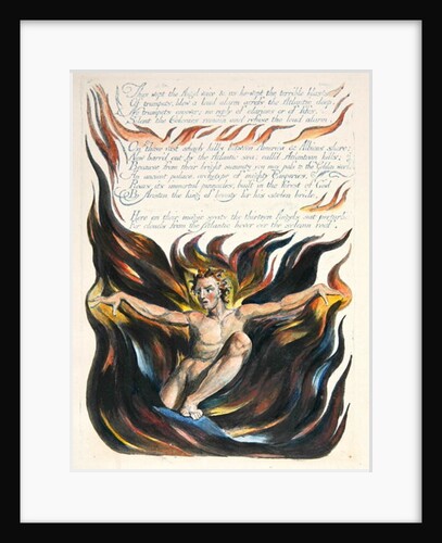 Thus wept the Angel voice... by William Blake