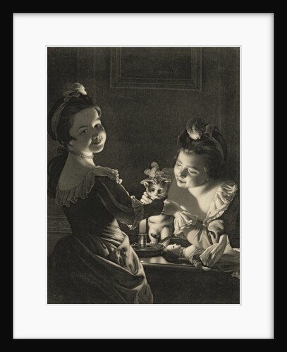 Miss Kitty Dressing, 1781 by Joseph Wright of Derby