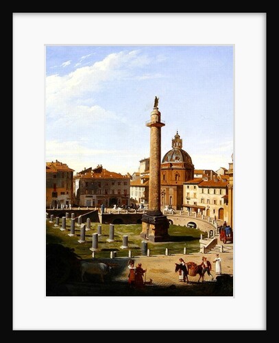 A View of Trajan's Forum, Rome, 1821 by Charles Lock Eastlake