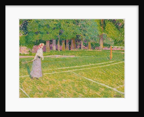 Tennis at Hertingfordbury, 1910 by Spencer Frederick Gore