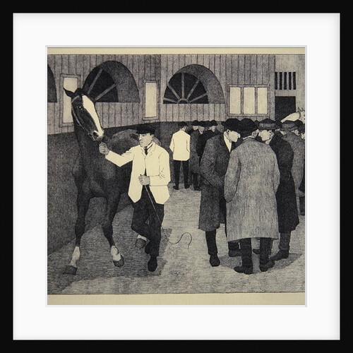 Horse Dealers at the Barbican, 1921 by Robert Polhill Bevan