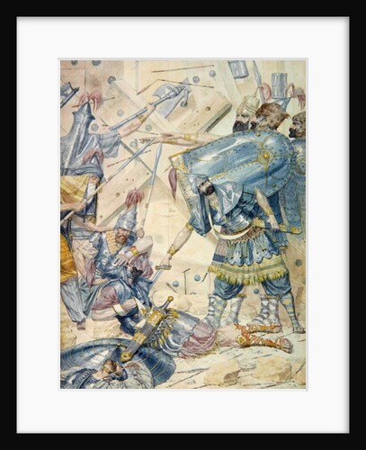 Death of Abimelech at Thebez, 1855 by Richard Dadd