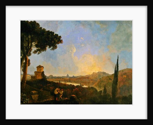 A View of the Tiber with Rome in the Distance, c.1770-80 by Richard Wilson