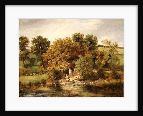 Sheep Washing at Postwick Grove, Norwich, c.1822 by James Stark