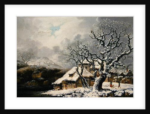 A Winter Landscape, 1752 by George of Chichester Smith