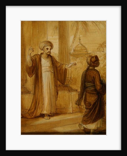 Two male figures standing by Robert Smirke