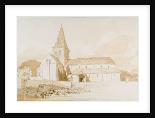 Notre Dame sur l'Eau, Domfront, Normandy, c.1820 by John Sell Cotman