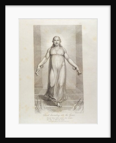 Christ descending into the Grave, pl.3 by William Blake