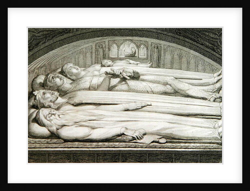 The King, Councellor, Warrior, Mother and Child in the Tomb by William Blake