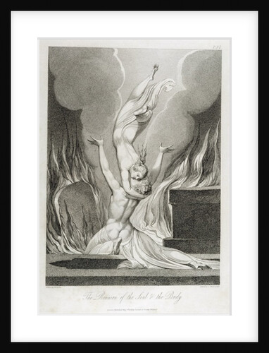 The Reunion of the Soul and the Body, pl.13 by William (after) Blake