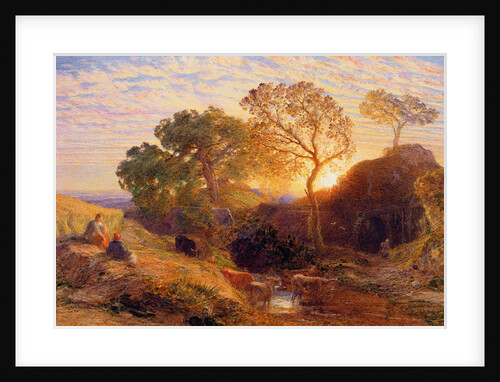 Sunset, c.1861 by Samuel Palmer