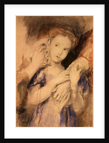 Study for 'The First Ear Ring' by David Wilkie