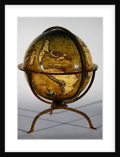 Terrestrial Globe, one of a pair known as the 'Brixen' globes, c.1522 by Martin  Waldsemuller