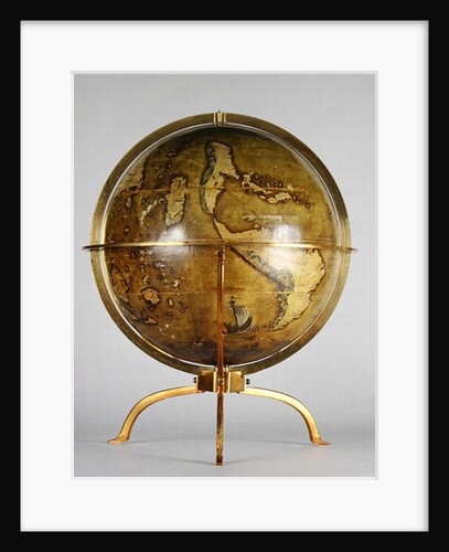 Terrestrial globe by Martin Waldsemuller