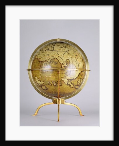 Terrestrial Globe, one of a pair known as the 'Brixen' globes, c.1522 by Martin Waldsemuller (after)