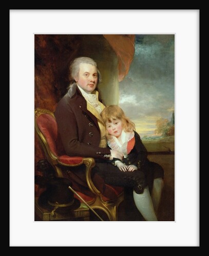 Edward George Lind and his Son, Montague by William Beechey