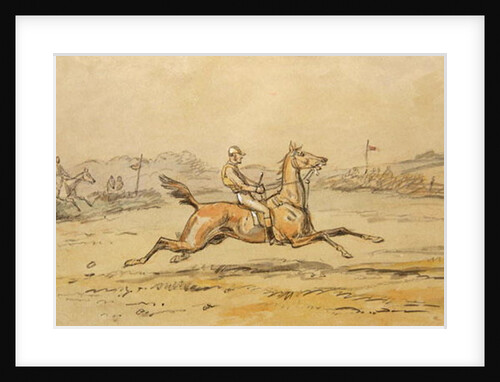 Point to Point Racing by Hablot Knight Browne