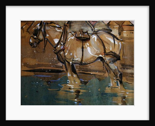 The Drinking Pool by Joseph Crawhall