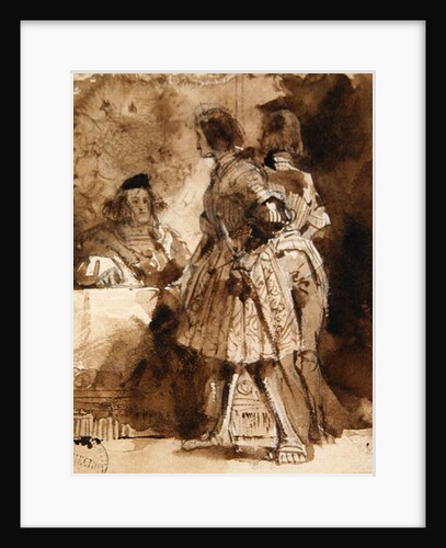 Goetz von Berlichingen before the Imperial Magistrate, c.1826 by Richard Parkes Bonington