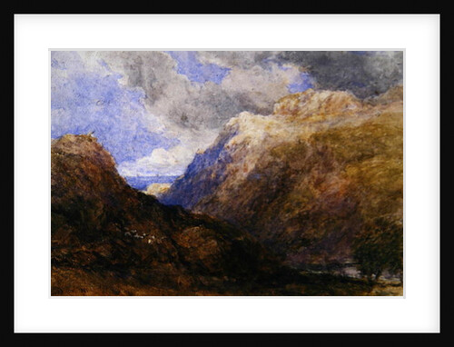 Penmanmawr, 1855 by David Cox