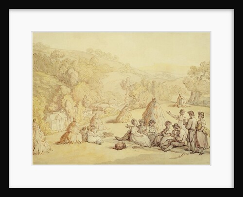 Harvesters Resting in a Corn Field, c.1805-10 by Thomas Rowlandson