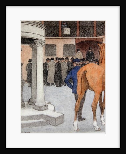 The Bayhorse, Tattersalls, 1921 by Robert Polhill Bevan