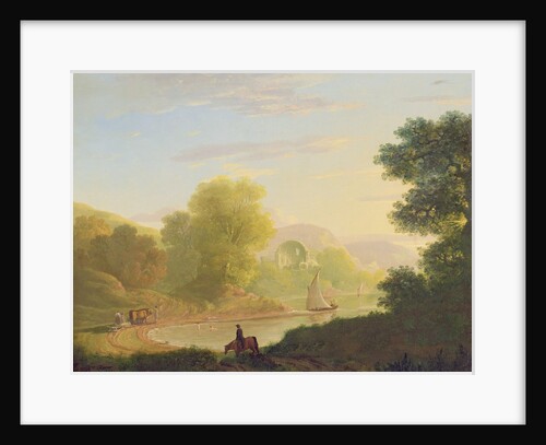 An Imaginary Coast Scene, with the Temple of Venus at Baiae, 1773 by Thomas Jones