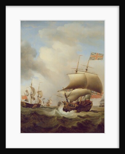 Shipping in a Choppy Sea, 1753 by Samuel Scott