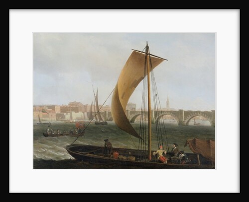 View on the Thames with Westminster Bridge, c.1743-44 by Samuel Scott