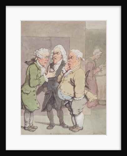 The Doctor's Consultation, 1815-1820 by Thomas Rowlandson