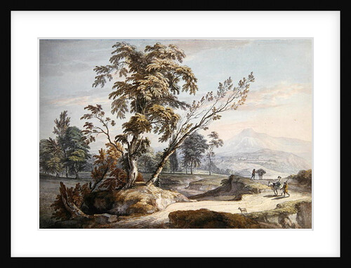 Italianate Landscape with Travellers no.2, c.1760 by Paul Sandby