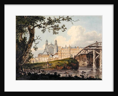 Eton College from Datchet Road, c.1790 by Thomas Girtin