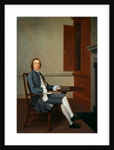 An Unknown Man Seated at a Table, c.1744-46 by Arthur Devis