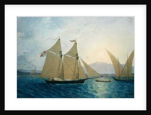 The Launch 'La Sociere' on the Lake of Geneva by Francis Danby