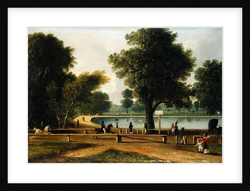 The Serpentine, Hyde Park by George Sidney Shepherd