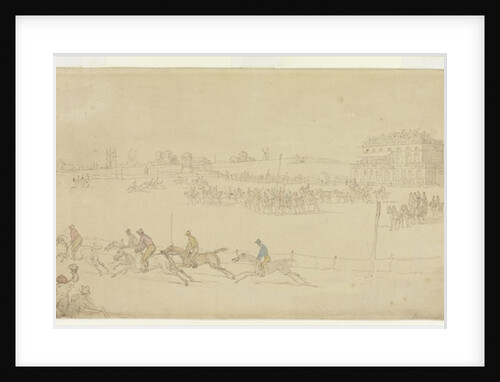 A Race of the Knavesmire at York by Thomas Rowlandson