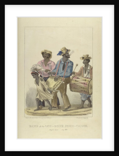 Band of the Jaw-Bone John-Canoe by Isaac Mendes Belisario