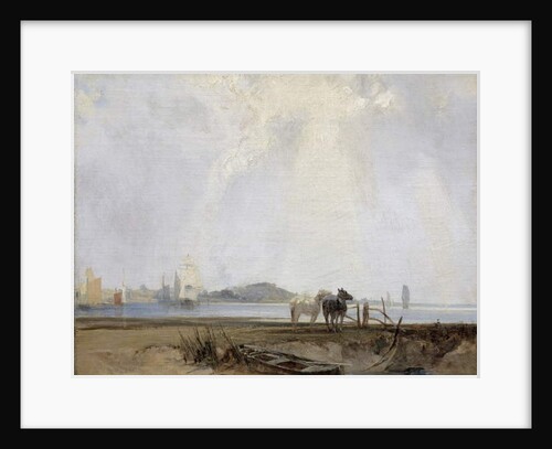 Near Quillebeuf, c.1824-25 by Richard Parkes Bonington