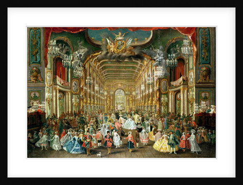 Masked Ball in the Hoftheater, Bonn, 1754 by Jakob Rousseau