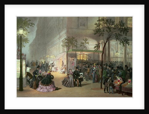 A Queue at the Theatre de l'Ambigu-Comique by Eugene Charles Francois Guerard