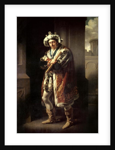 Edmund Kean as Richard III, 1814 by John James Halls