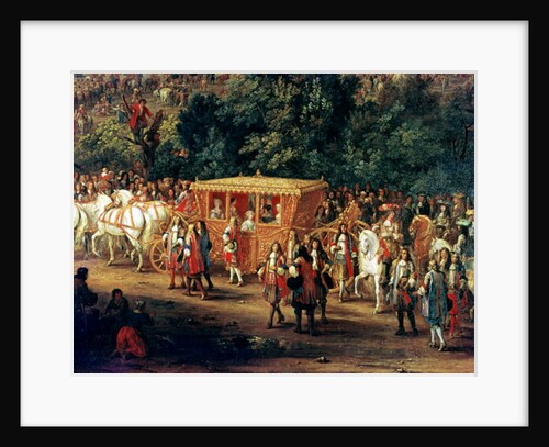 Detail of The Entry of Louis XIV and Maria Theresa into Arras, 30th July 1667, c.1685 by Adam Frans van der Meulen