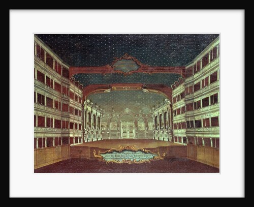Interior of the San Samuele Theatre, Venice by Gabriele Bella